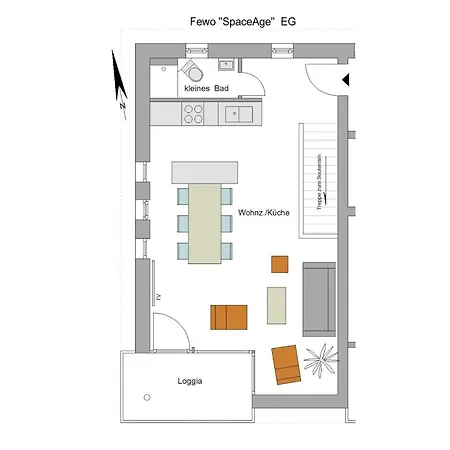 Apartment Spaceage Beckerwitz